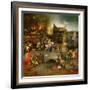 Temptation of St. Anthony (Centre Panel)-Hieronymus Bosch-Framed Giclee Print