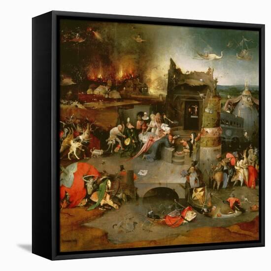 Temptation of St. Anthony (Centre Panel)-Hieronymus Bosch-Framed Premier Image Canvas