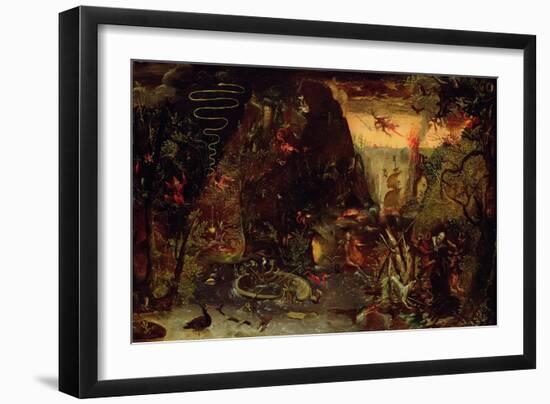 Temptation of St. Anthony-Jakob Isaaksz Swanenburgh-Framed Giclee Print