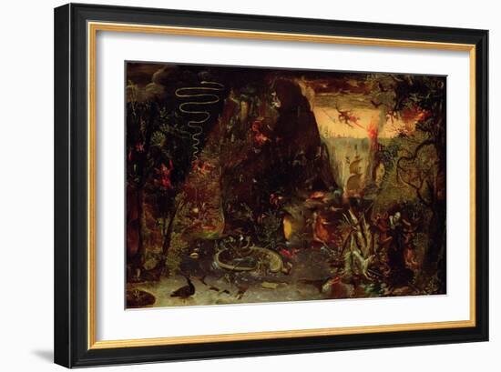 Temptation of St. Anthony-Jakob Isaaksz Swanenburgh-Framed Giclee Print