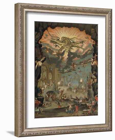 Temptation of St Anthony-Jacques Callot-Framed Giclee Print