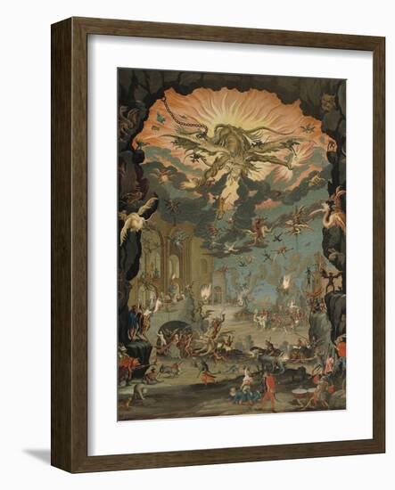 Temptation of St Anthony-Jacques Callot-Framed Giclee Print