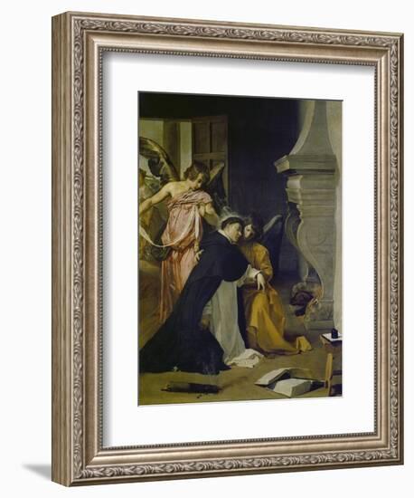 Temptation of St. Thomas Aquinas-Diego Velazquez-Framed Giclee Print