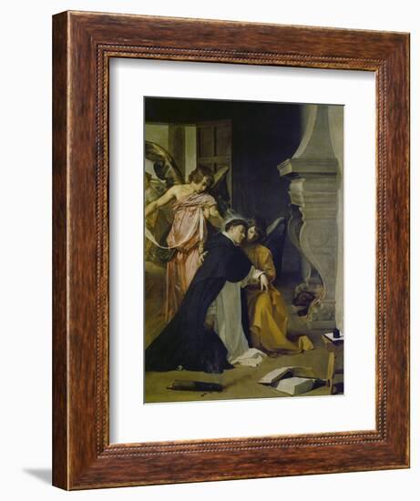 Temptation of St. Thomas Aquinas-Diego Velazquez-Framed Giclee Print