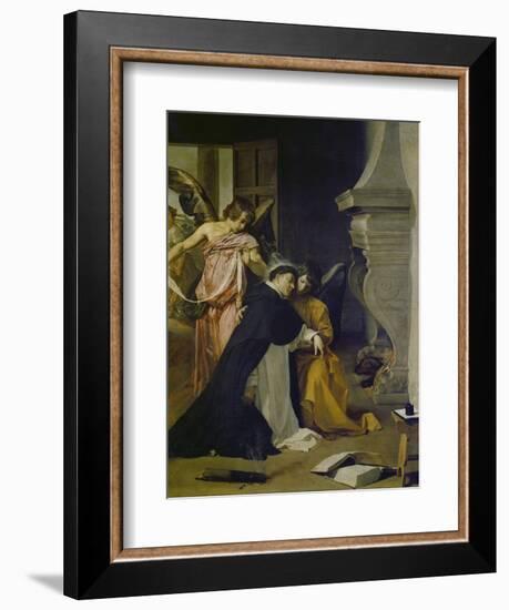 Temptation of St. Thomas Aquinas-Diego Velazquez-Framed Giclee Print