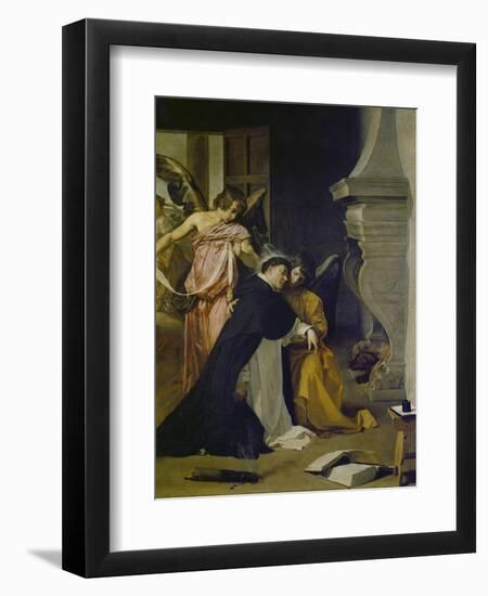 Temptation of St. Thomas Aquinas-Diego Velazquez-Framed Giclee Print