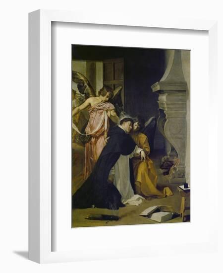 Temptation of St. Thomas Aquinas-Diego Velazquez-Framed Giclee Print