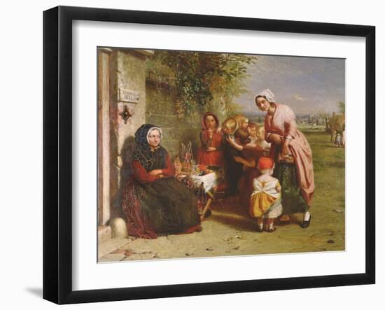 Temptation: the Fruit Stall-George Smith-Framed Giclee Print