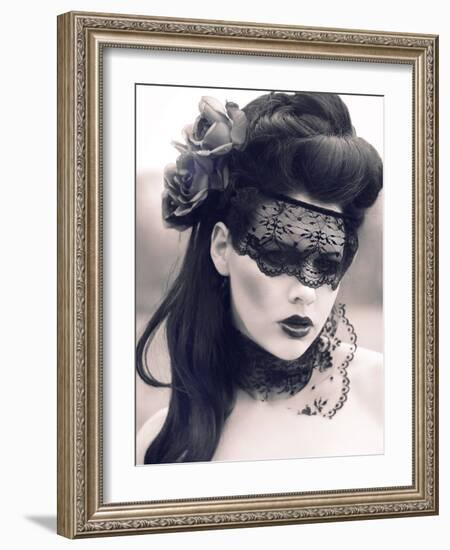 Temptation-Winter Wolf Studios-Framed Photographic Print