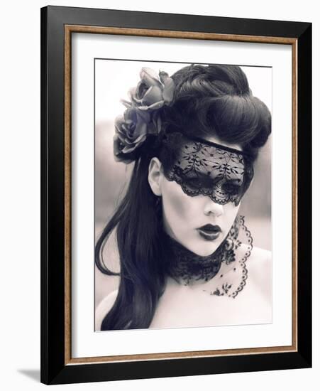 Temptation-Winter Wolf Studios-Framed Photographic Print