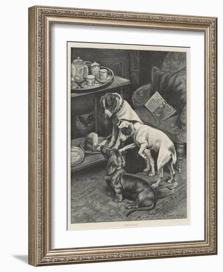 Temptation-Fannie Moody-Framed Giclee Print