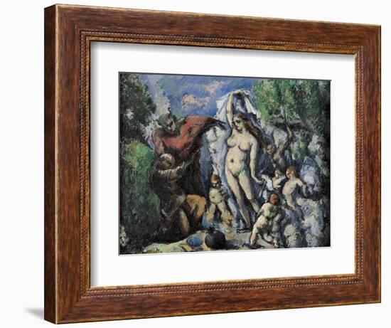 Temptations of St Anthony-Paul Cézanne-Framed Giclee Print