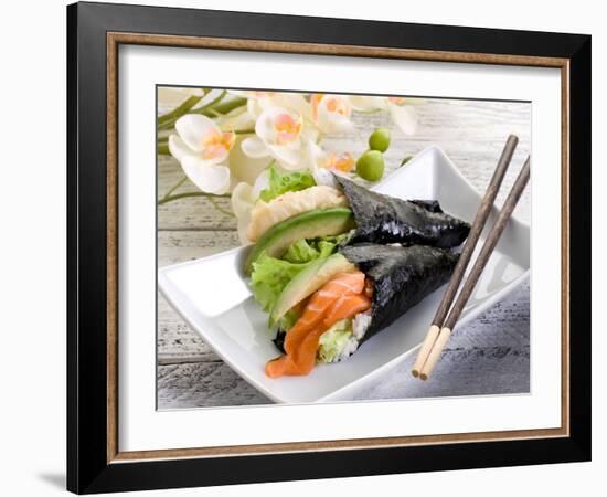 Tempura and Sake Temaki-Marco Mayer-Framed Photographic Print