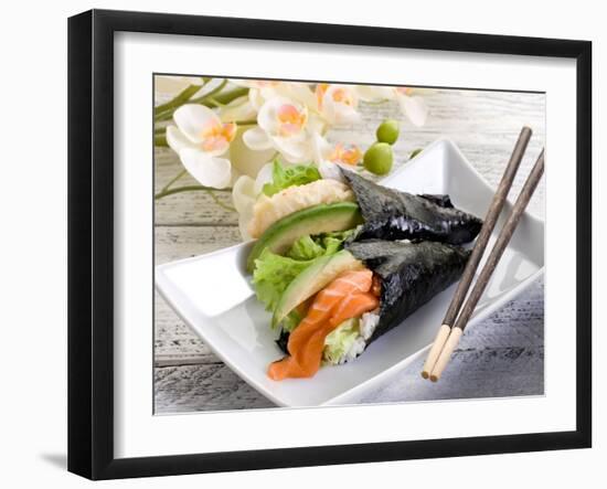 Tempura and Sake Temaki-Marco Mayer-Framed Photographic Print