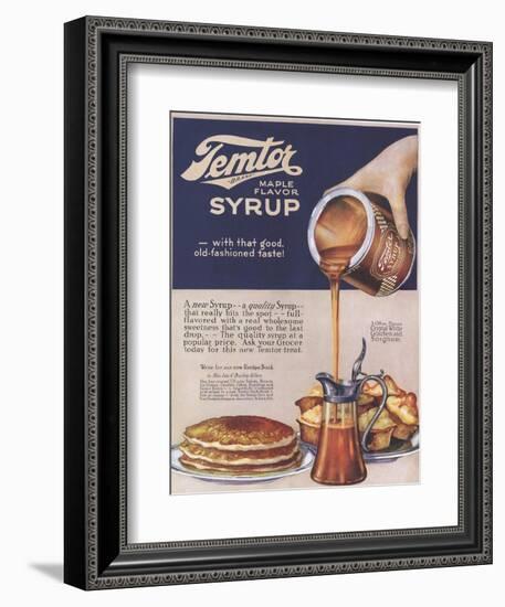 Temtor, Maple Flavoured Syrup, USA, 1920--Framed Giclee Print