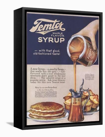 Temtor, Maple Flavoured Syrup, USA, 1920-null-Framed Premier Image Canvas