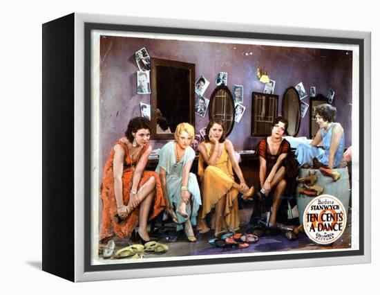 Ten Cents a Dance, Barbara Stanwyck, (Center), 1931-null-Framed Stretched Canvas