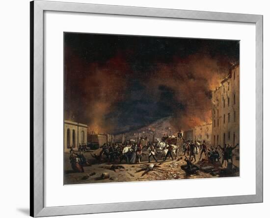 Ten Days of Brescia at Torrelunga Gate-Faustino Joli-Framed Giclee Print