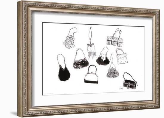 Ten Handbags-Tina-Framed Art Print