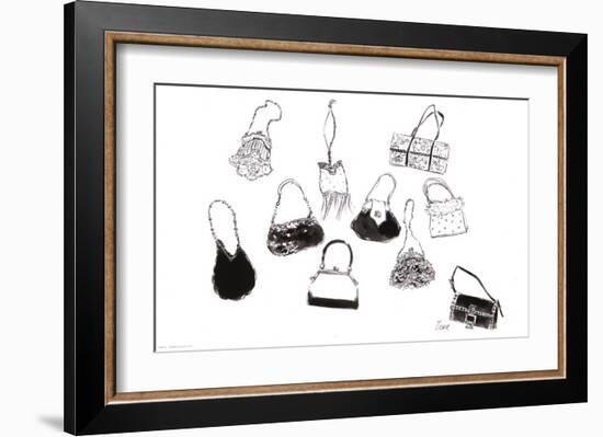 Ten Handbags-Tina-Framed Art Print