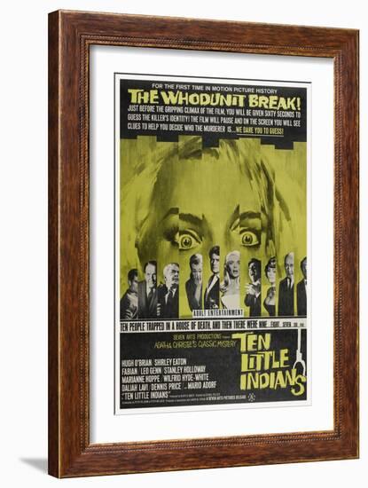 Ten Little Indians, (aka Agatha Christie's Ten Little Indians), 1965-null-Framed Art Print