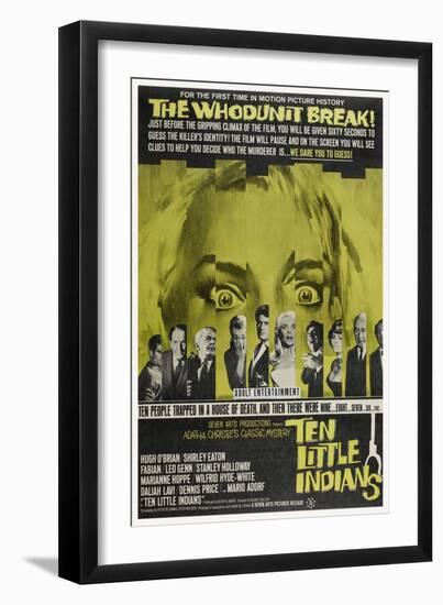 Ten Little Indians, (aka Agatha Christie's Ten Little Indians), 1965-null-Framed Art Print