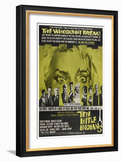 Ten Little Indians, (aka Agatha Christie's Ten Little Indians), 1965-null-Framed Art Print