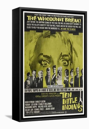 Ten Little Indians, (aka Agatha Christie's Ten Little Indians), 1965-null-Framed Stretched Canvas