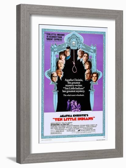 Ten Little Indians-null-Framed Art Print