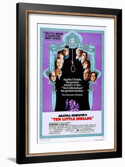 Ten Little Indians-null-Framed Art Print