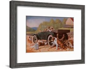 Ten Miles to a Garage-Cassius Marcellus Coolidge-Framed Art Print