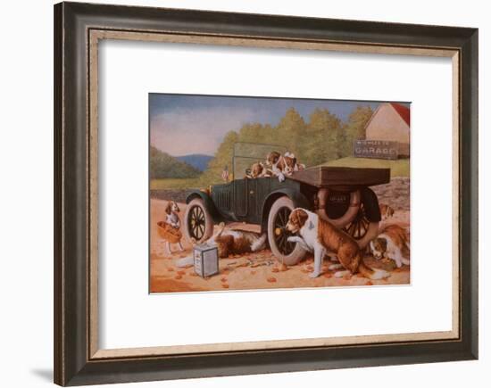 Ten Miles to a Garage-Cassius Marcellus Coolidge-Framed Art Print