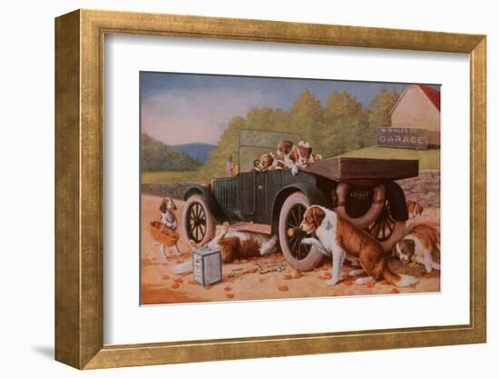 Ten Miles to a Garage-Cassius Marcellus Coolidge-Framed Art Print