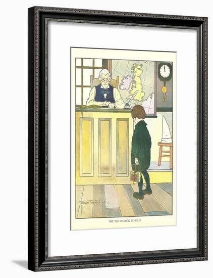 Ten O'Clock Scholar-null-Framed Art Print