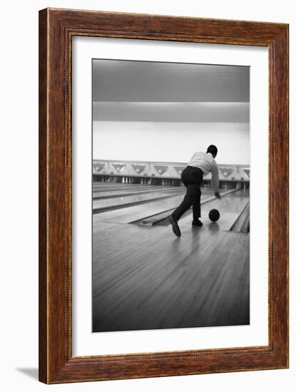 Ten Pin Bowling, Sheffield, South Yorkshire, 1964-Michael Walters-Framed Photographic Print