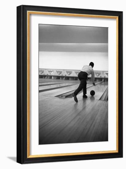 Ten Pin Bowling, Sheffield, South Yorkshire, 1964-Michael Walters-Framed Photographic Print