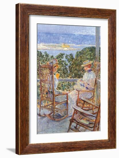 Ten Pound Island-Childe Hassam-Framed Premium Giclee Print