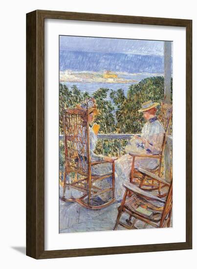 Ten Pound Island-Childe Hassam-Framed Art Print