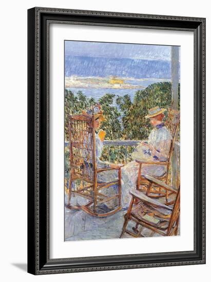 Ten Pound Island-Childe Hassam-Framed Art Print