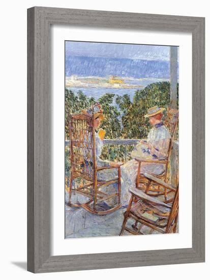 Ten Pound Island-Childe Hassam-Framed Art Print