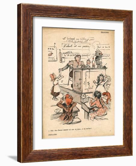 Ten Sous of Rum Please-null-Framed Art Print