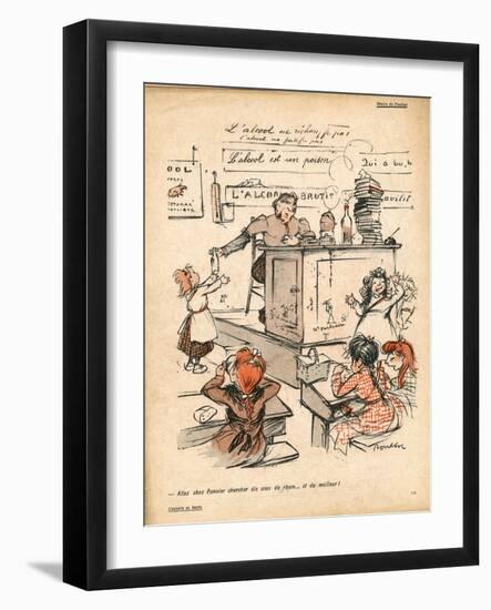 Ten Sous of Rum Please-null-Framed Art Print