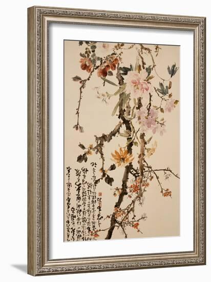 Ten Spring Flowers-Gao Qifeng-Framed Giclee Print