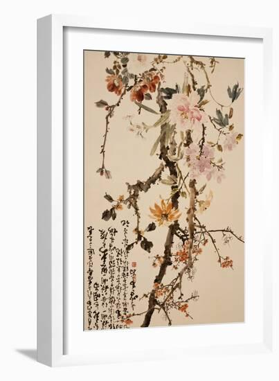 Ten Spring Flowers-Gao Qifeng-Framed Giclee Print