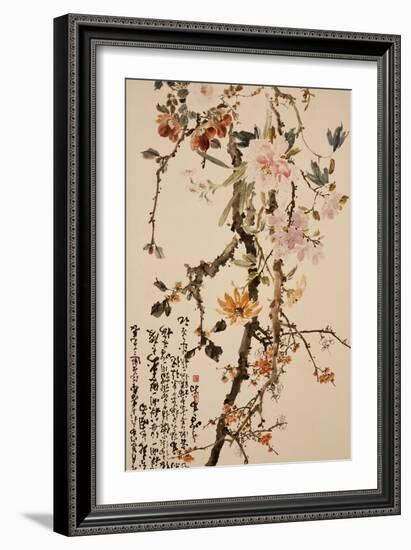 Ten Spring Flowers-Gao Qifeng-Framed Giclee Print