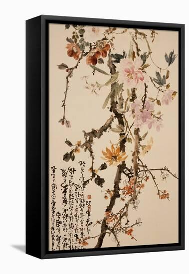 Ten Spring Flowers-Gao Qifeng-Framed Premier Image Canvas