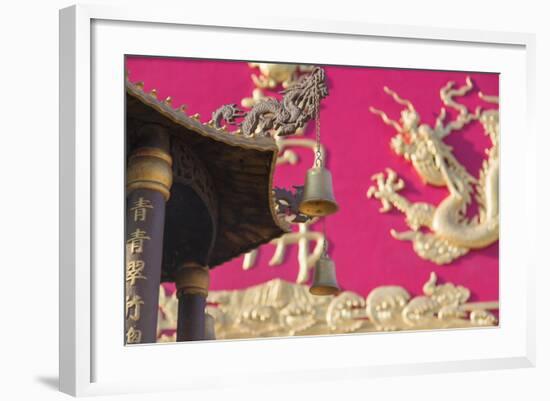 Ten Thousand Buddhas Monastery, Shatin, New Territories, Hong Kong, China, Asia-Ian Trower-Framed Photographic Print