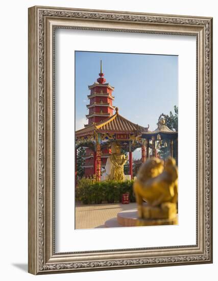 Ten Thousand Buddhas Monastery, Shatin, New Territories, Hong Kong, China, Asia-Ian Trower-Framed Photographic Print