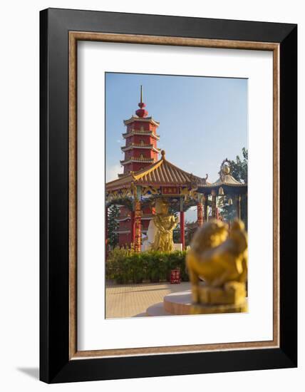 Ten Thousand Buddhas Monastery, Shatin, New Territories, Hong Kong, China, Asia-Ian Trower-Framed Photographic Print