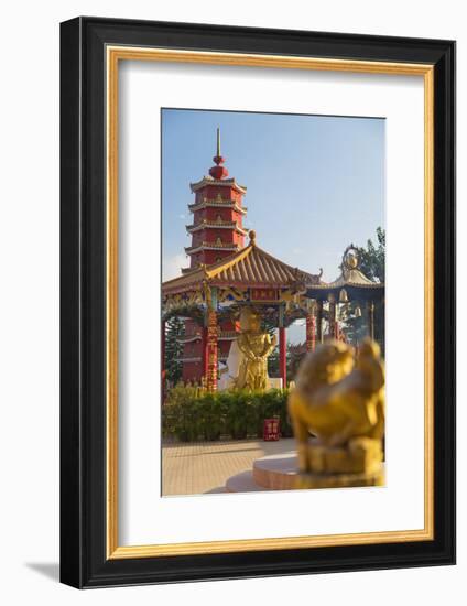 Ten Thousand Buddhas Monastery, Shatin, New Territories, Hong Kong, China, Asia-Ian Trower-Framed Photographic Print